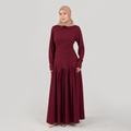 Midnight Poise Maxi Set - burgundy
