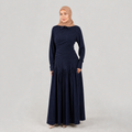 Midnight Poise Maxi Set - Navy