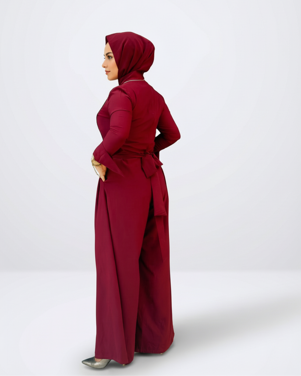 Cìa Jumpsuit - Burgundy