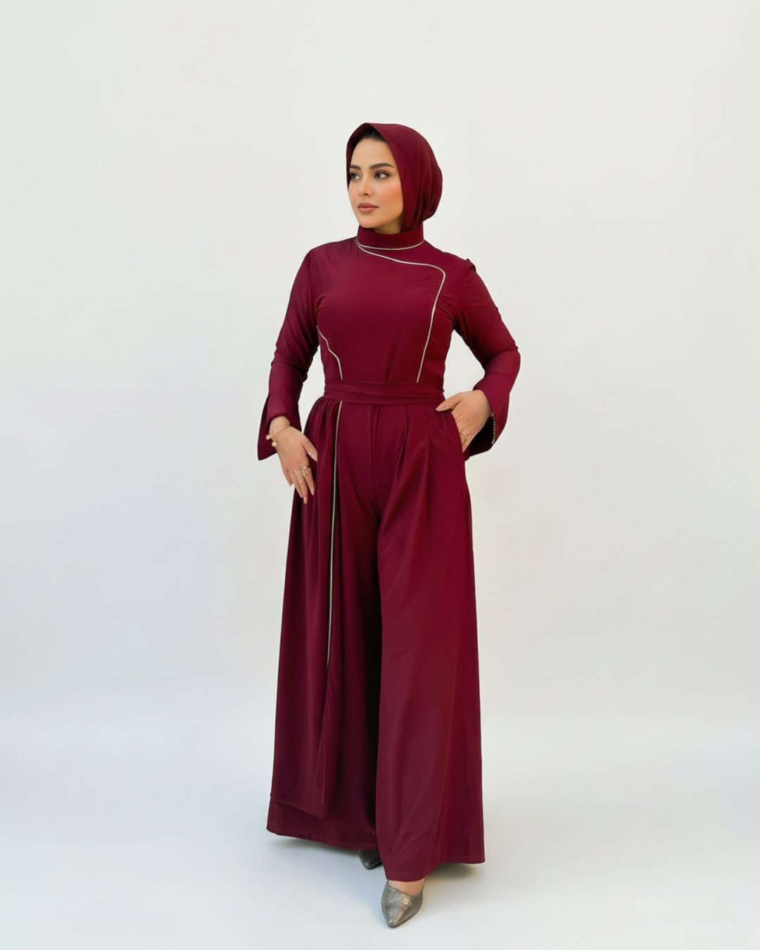 Cìa Jumpsuit - Burgundy