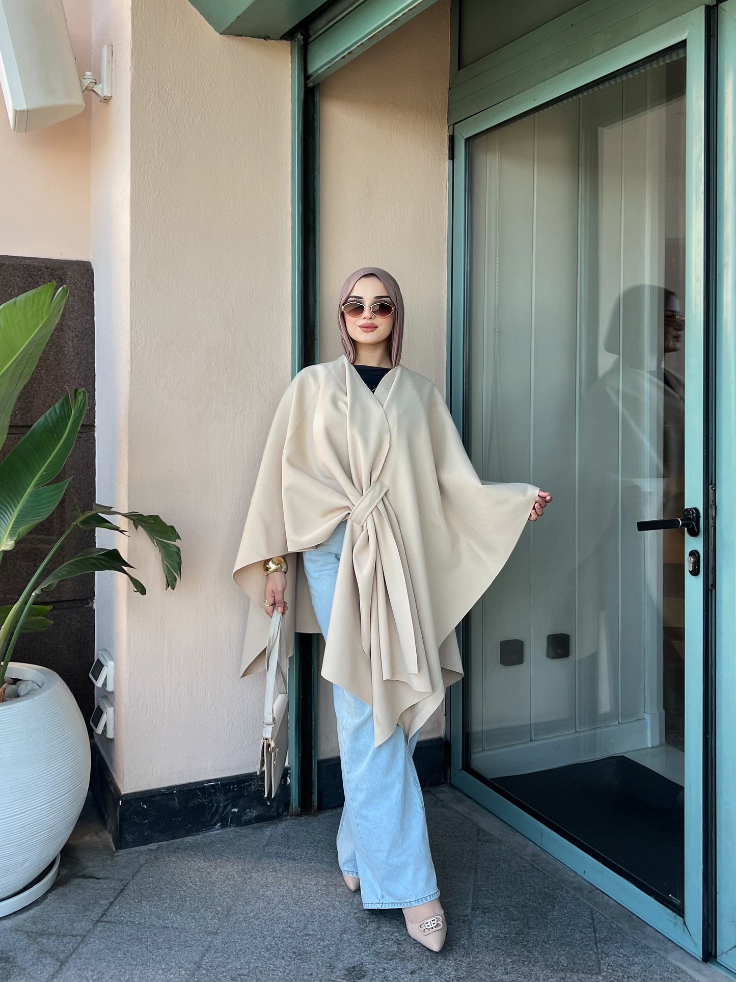 Aura Cape - Beige