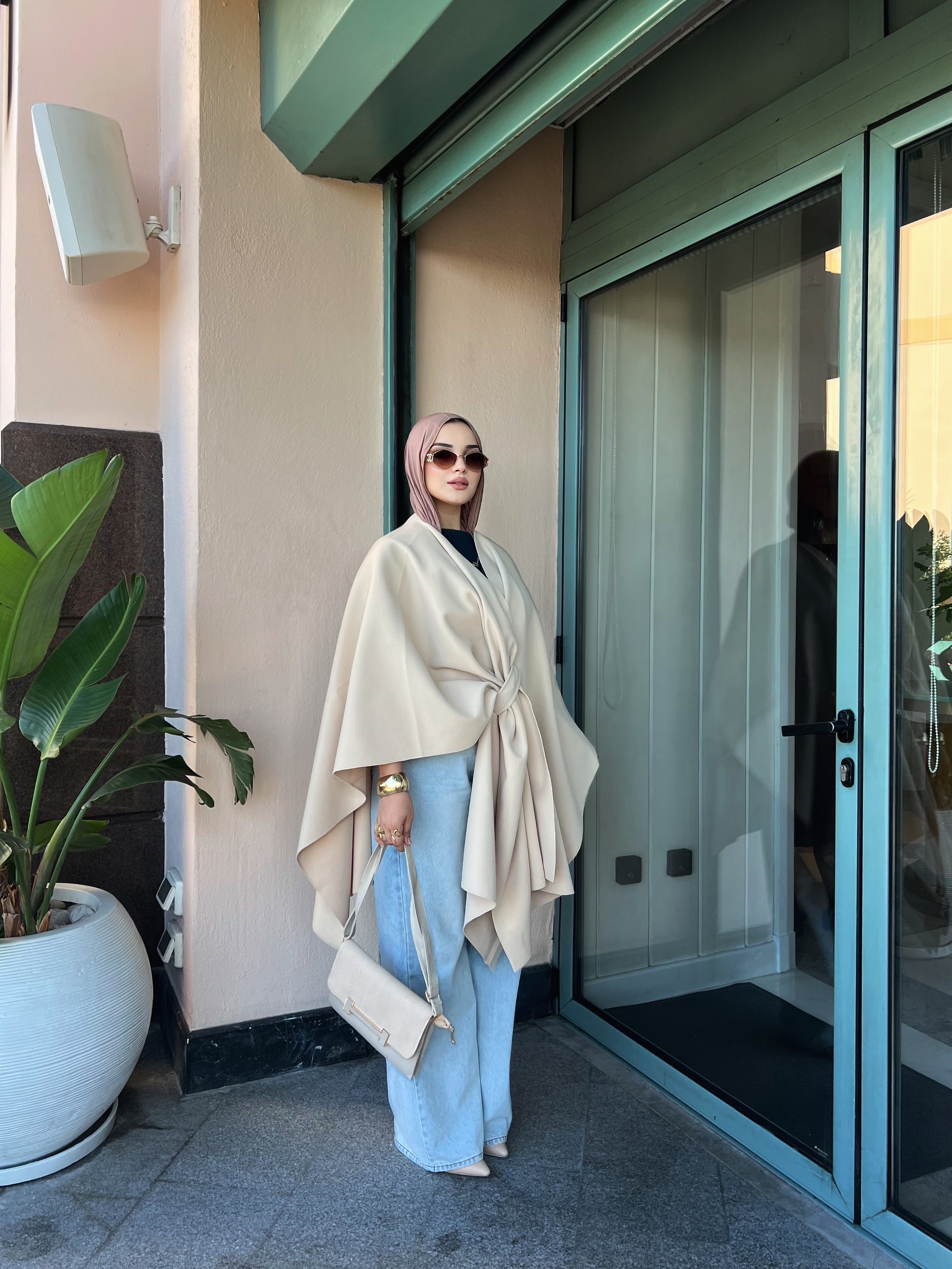 Aura Cape - Beige