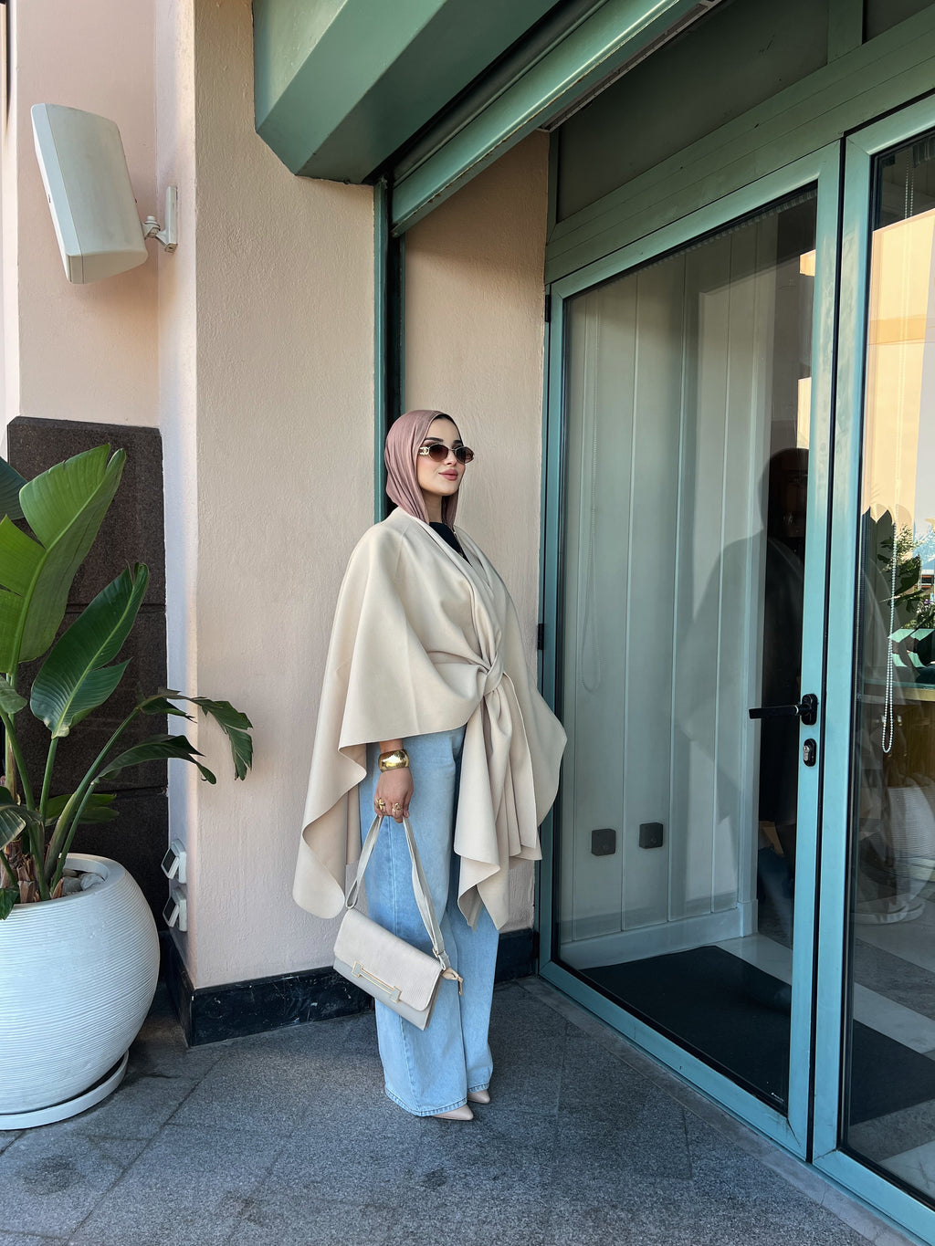 Aura Cape - Beige