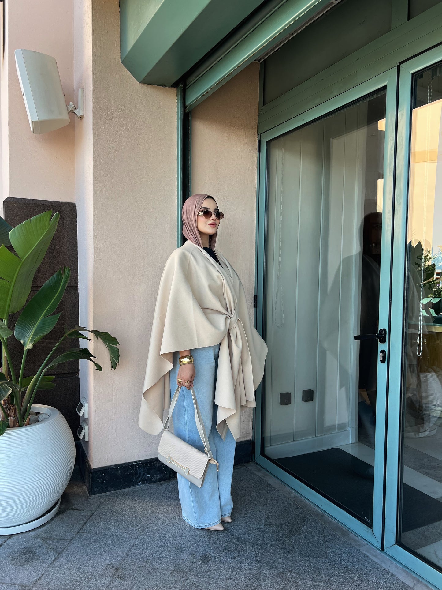 Aura Cape - Beige