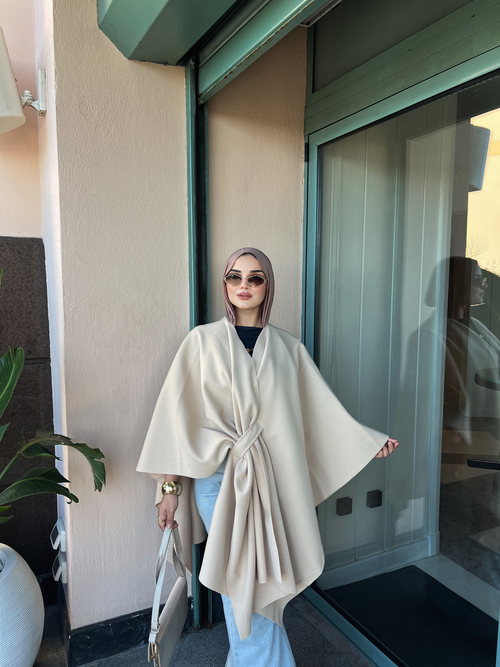 Aura Cape - Beige