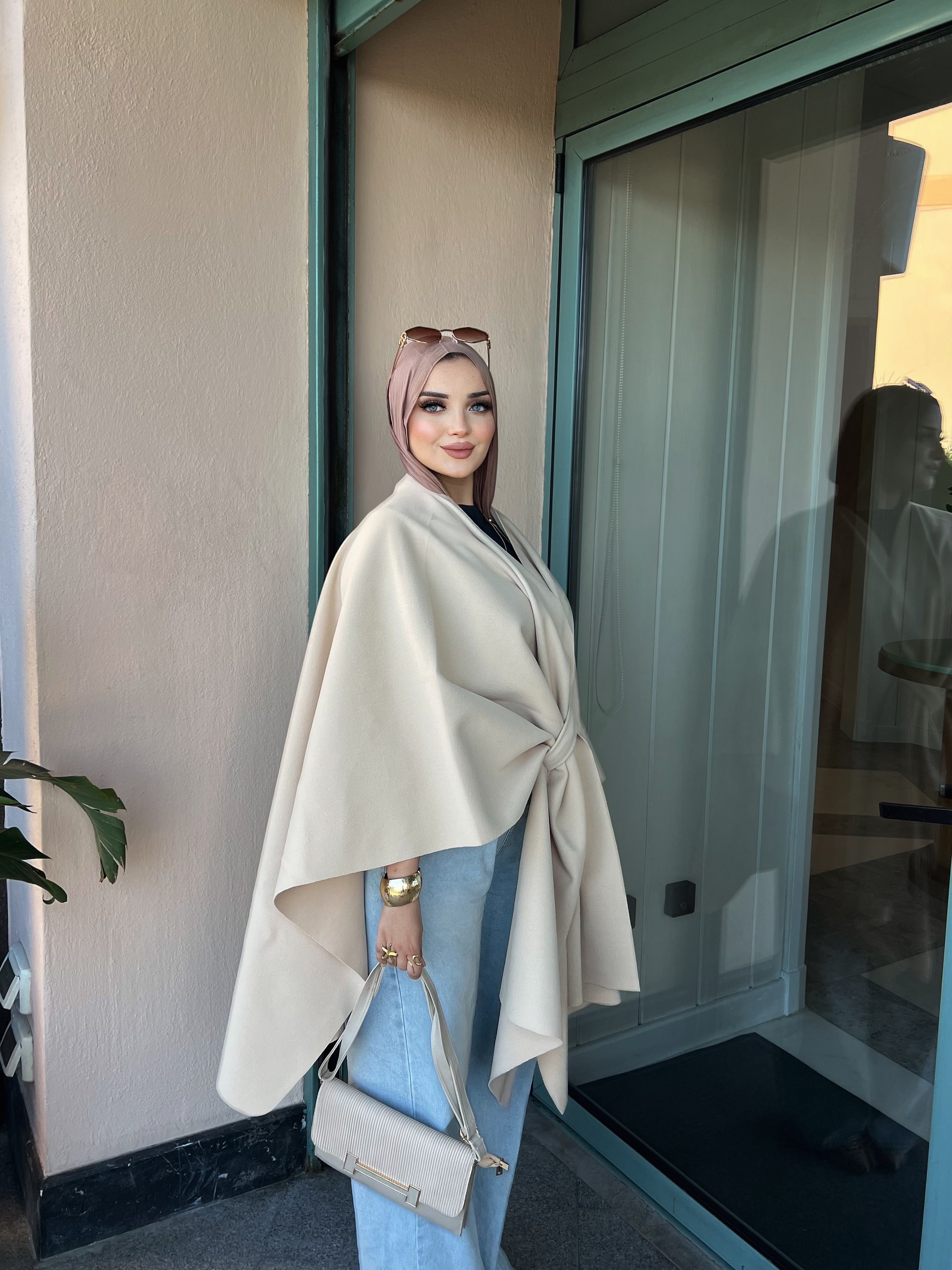 Aura Cape - Beige