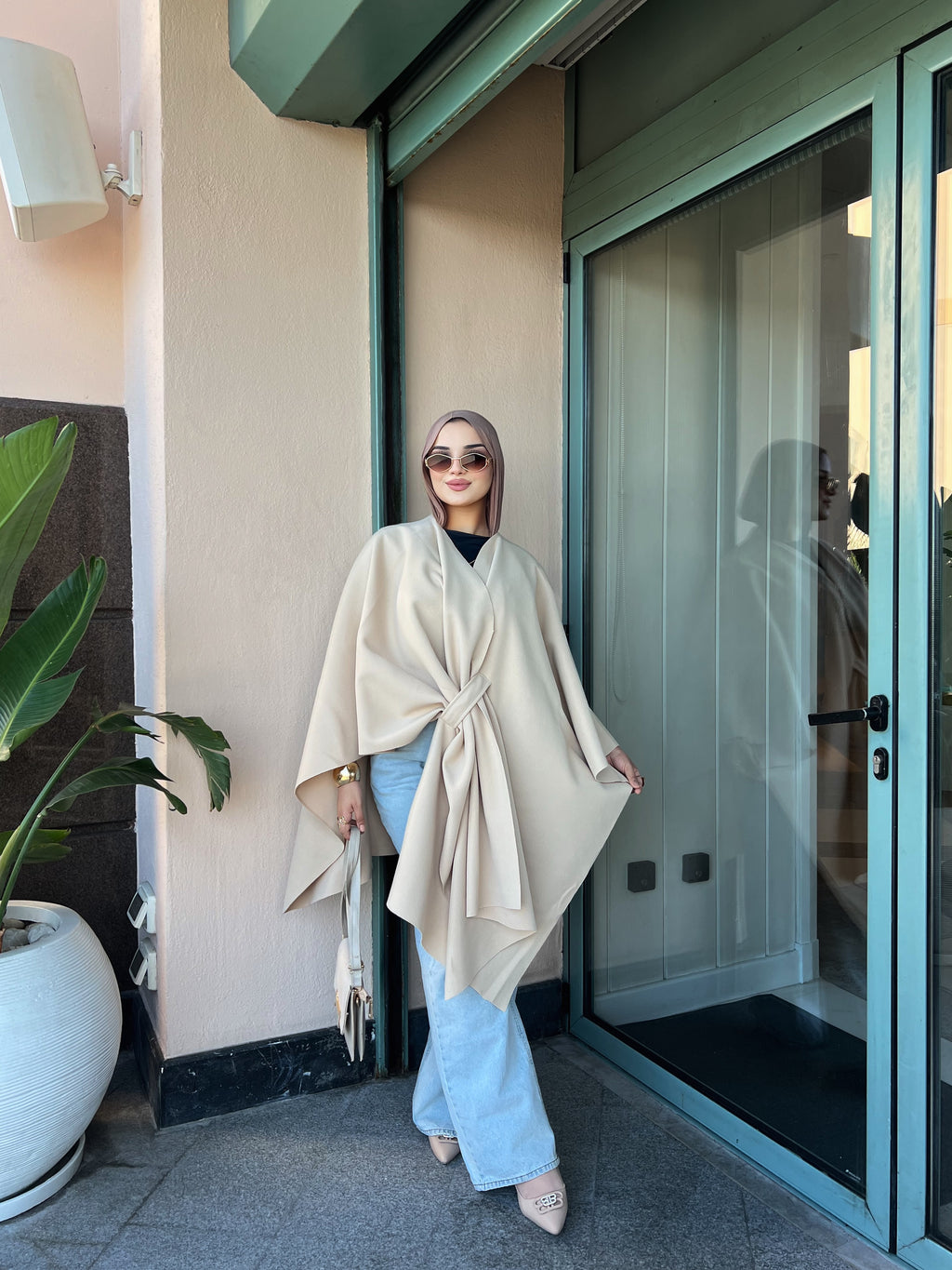 Aura Cape - Beige