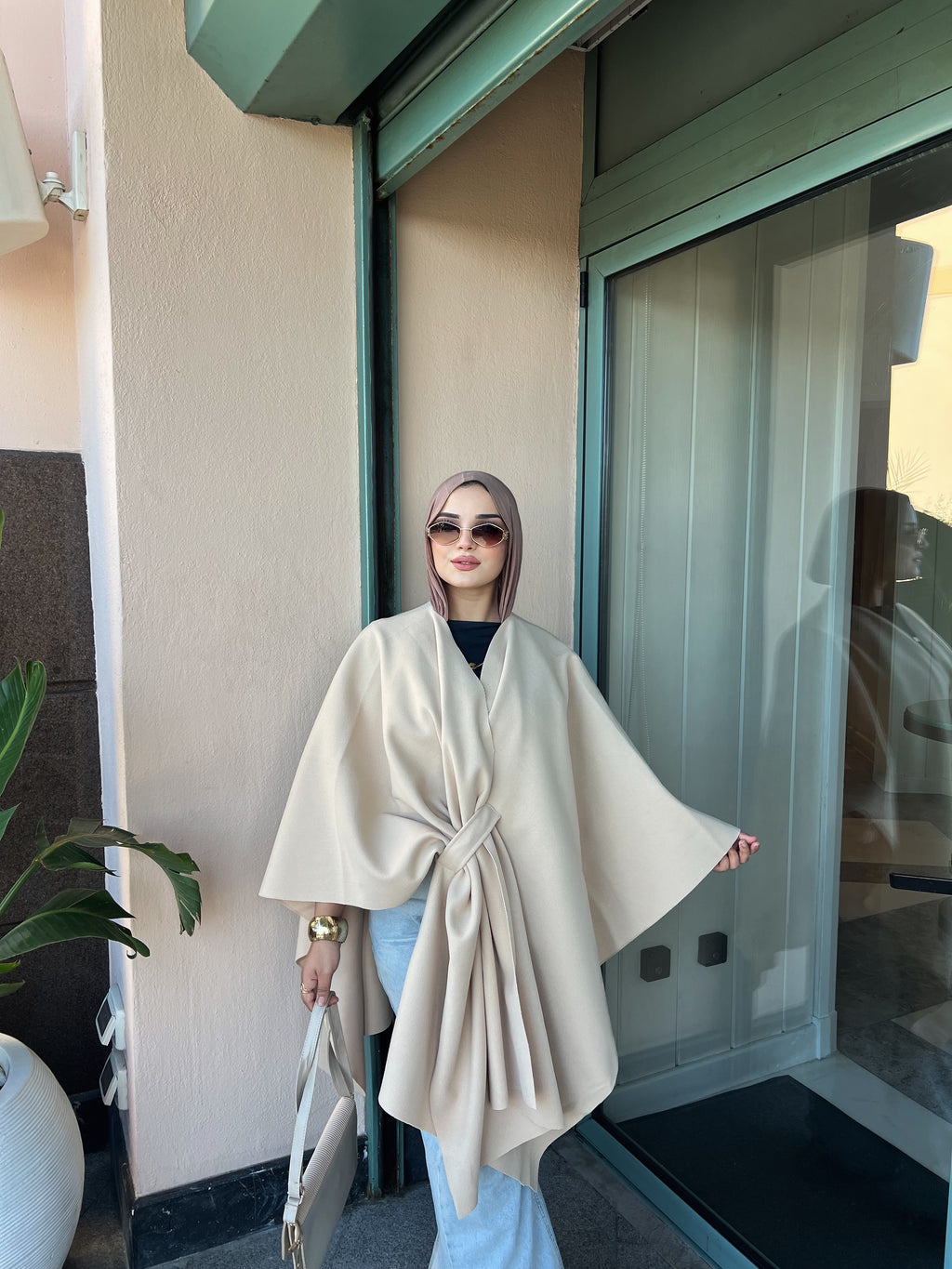Aura Cape - Beige
