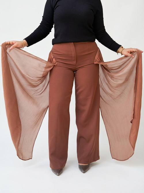 CÉLINEA Pant - Brown