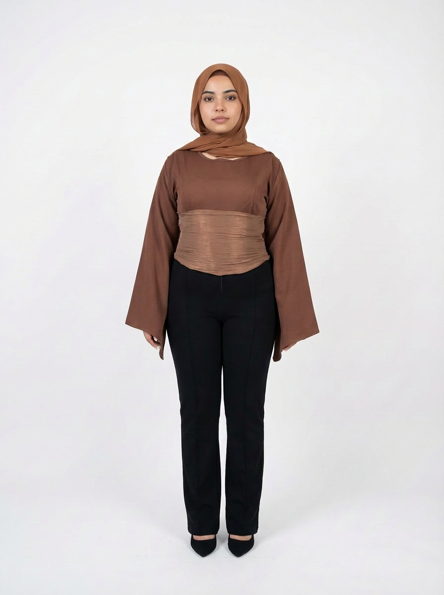 CÉLINEA Blouse - Brown